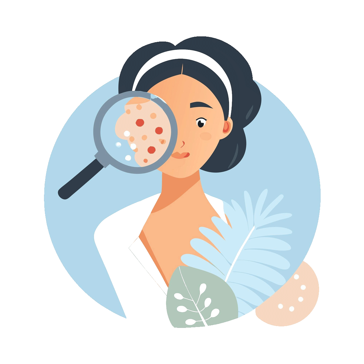 badanie medyczne problemowej skory